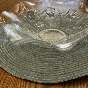 Iris & Herringbone bowl